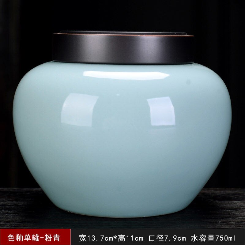 Enamel Color Flower Tea Cans with Alloy Lids Kitchen Sealed Storage Jars Candy Coffee Beans Food Storage Jars Home Decoration: H