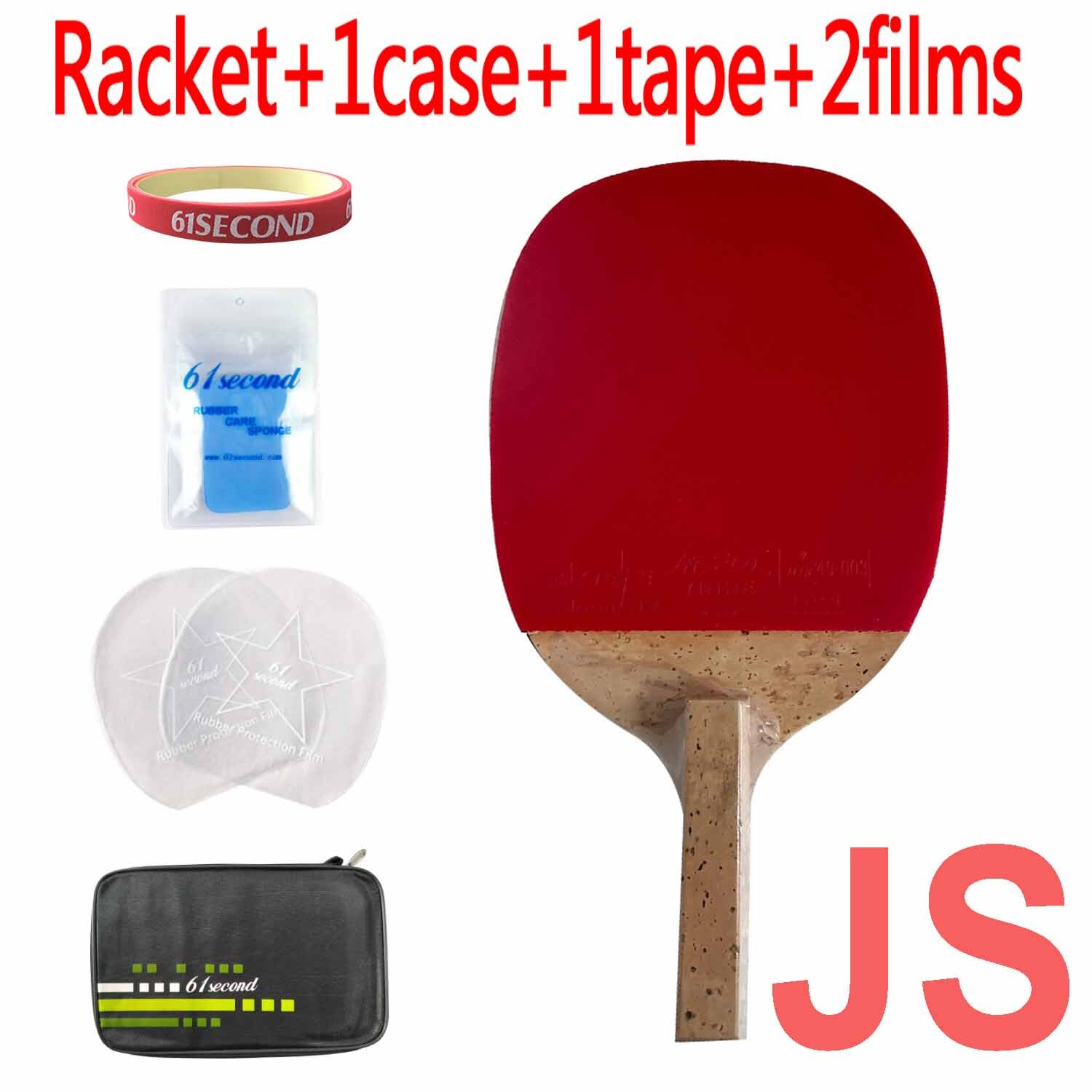 Pro Combo Racket yinhe J-1 Table Tennis blade with Yinhe Moon Max Tense Factory Tuned Pimples In PingPong Rubber: JS with FM case