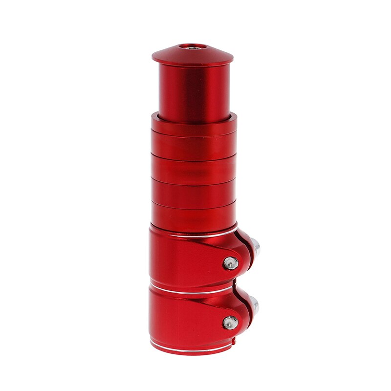 12cm cykelstyr extender cykel gaffel extender mtb mountainbikes cykling dele gaffel stilk hæve op udvidelse heads up: Rød