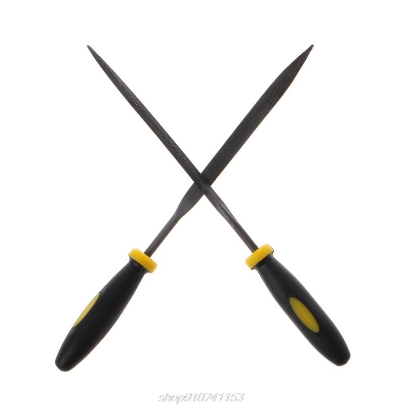 Juego de Limas de aguja para reparación de joyas, herramienta de limas de Metal de 140x3mm, Mini escofina surtida de diamante, herramienta de mano de molienda de madera, N30 20, 6 uds.