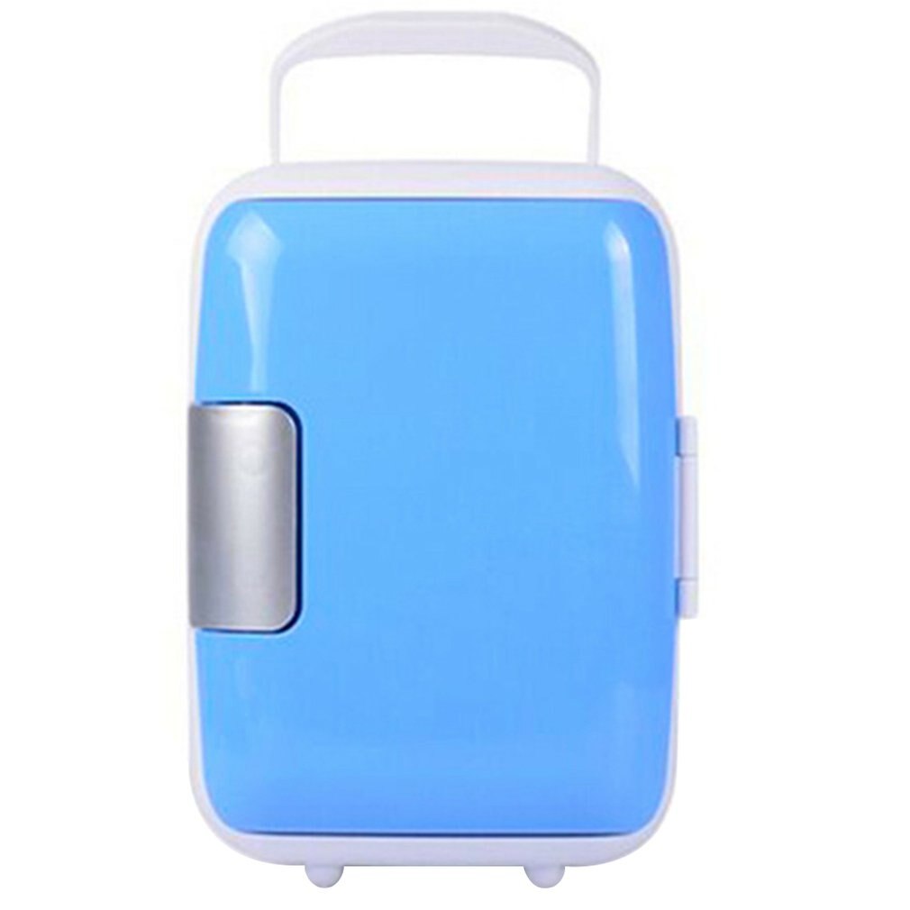 Refrigerador de vehículo de 4L, nevera portátil para exteriores, para pesca, Camping, senderismo, utiliza nevera pequeña: Azul
