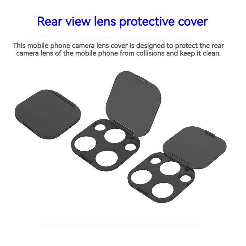 Funda para cámara web, cubierta trasera para lente de teléfono, Protector de privacidad de plástico, funda protectora para lente de cámara para iPhone 16 15 14 13 12 11 Pro Max
