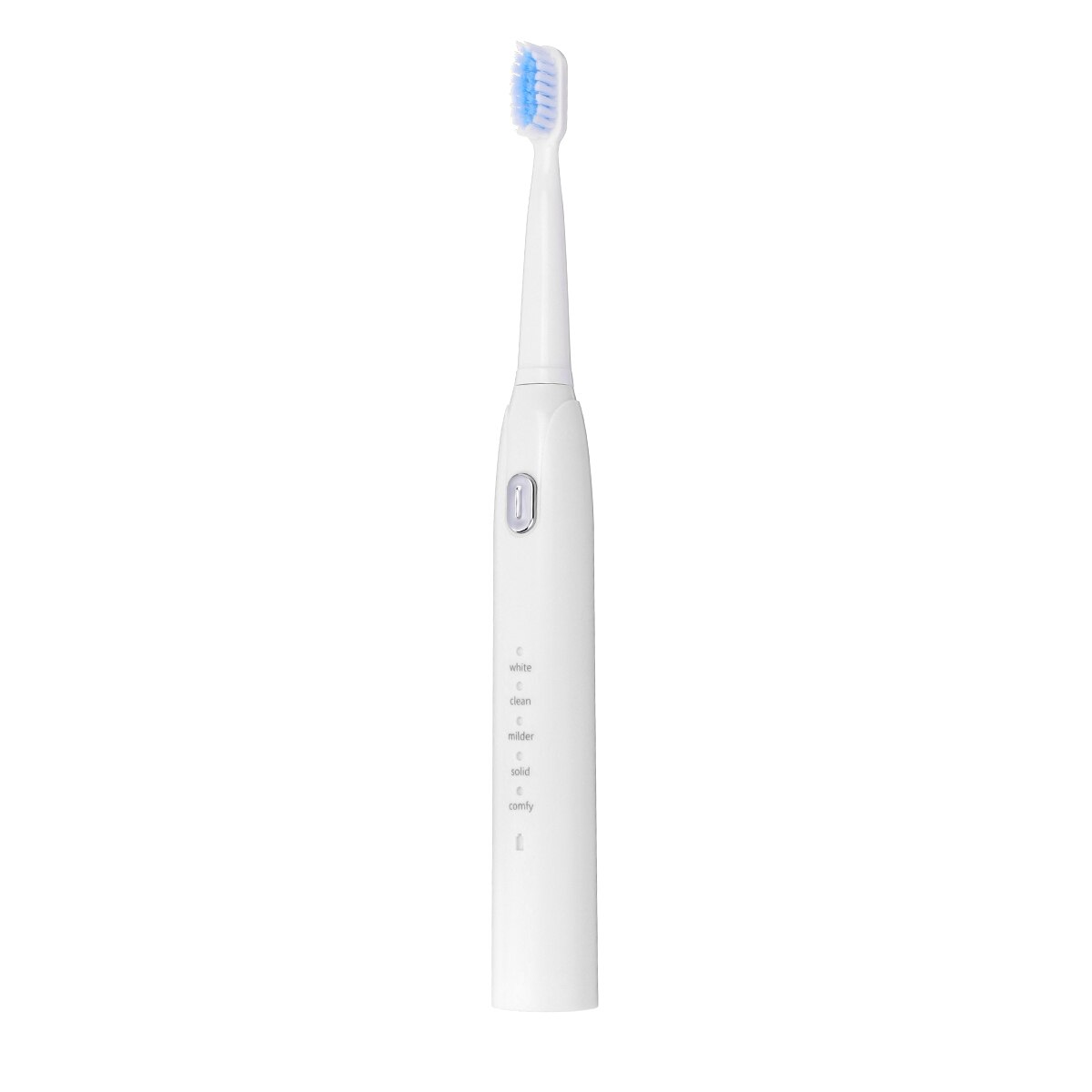 5 Modes Adjustable Electric Toothbrush Waterproof Automatic Sonic ToothBrush Automatic Tooth Cleaning Tool with 2 Brush Heads: White