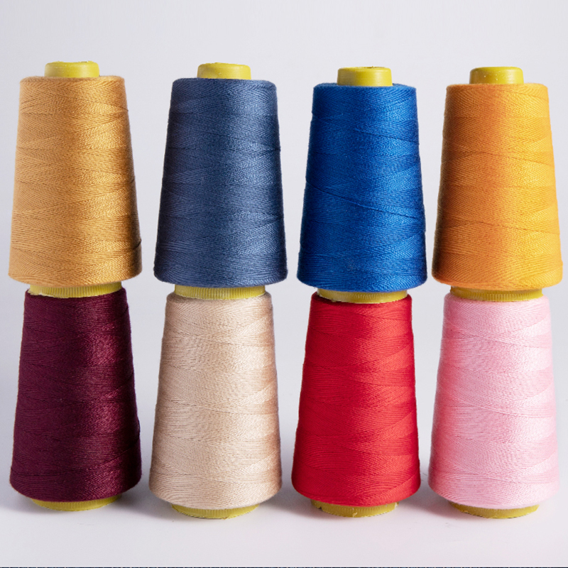 Hilo de coser grueso 203 de tela vaquera, hilo de coser de poliéster de Color, máquina de coser, costura doméstica, accesorios hechos a mano DIY