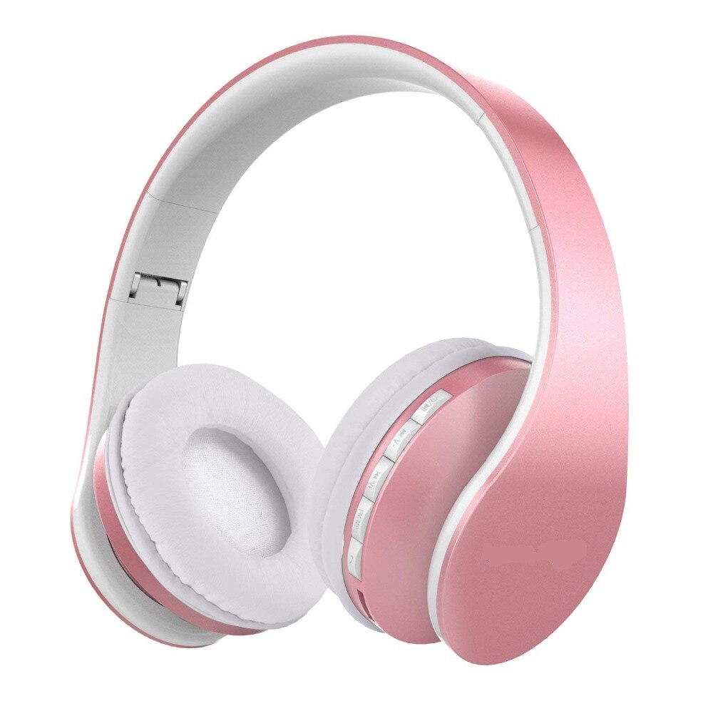 colorful stereo Audio Mp3 casque Bluetooth Headset Foldable Wireless Headphones rose gold Earphone with Mic Xiao mi