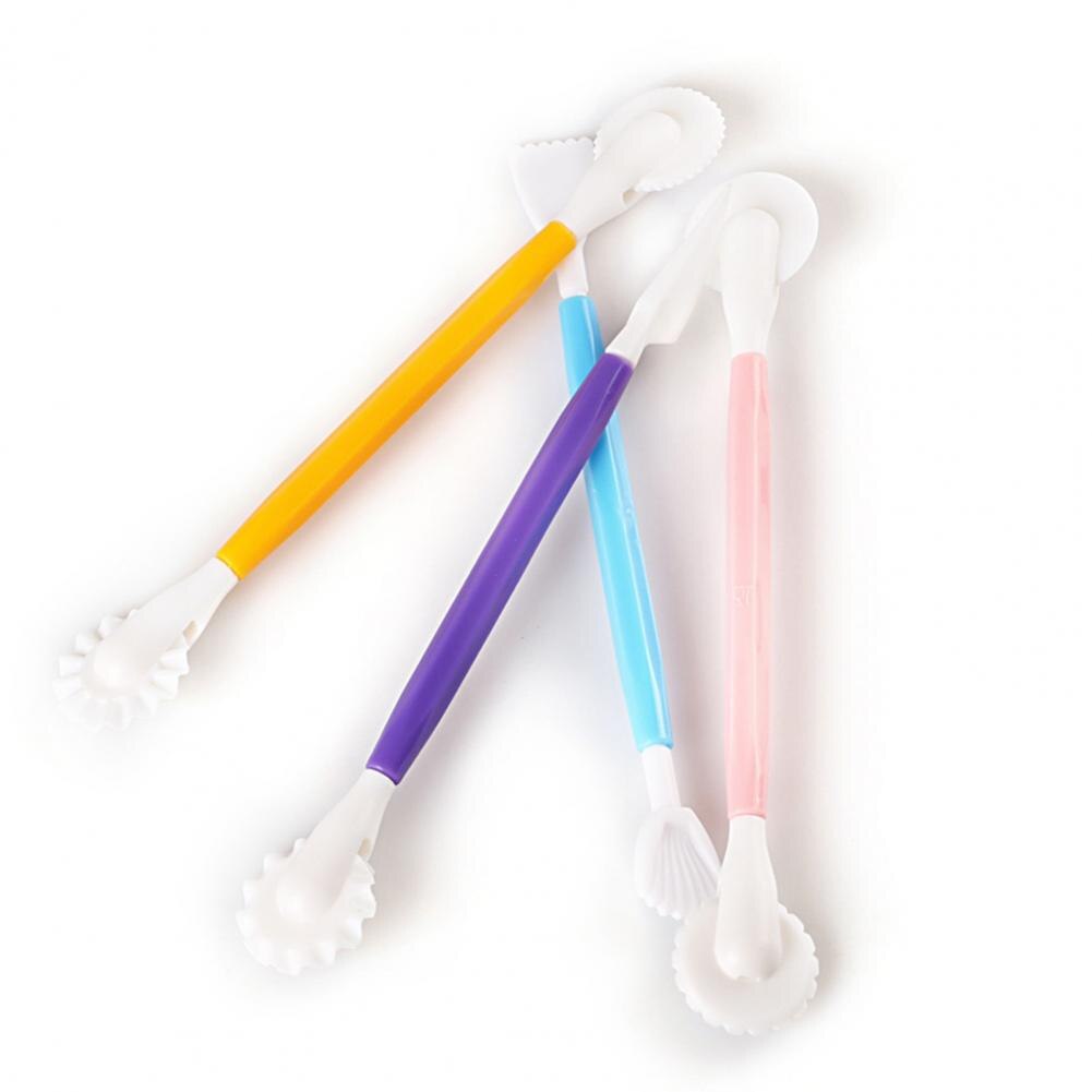 4 Pcs Pastry Carving Cutter Fondant Cake Sugar Craft Modelling Gereedschap Klei Bakvormen Fondant Decorating Tool Mode