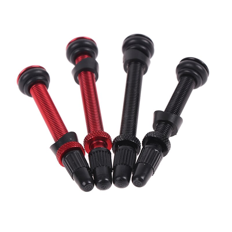 1 Paar 58/72Mm Legering Stem Tubeless Kit Compatibel Presta Ventiel Voor Road Mtb Fiets Tubeless Banden Messing core