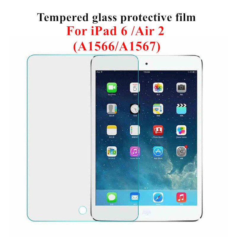 Tempered Glass for ipad air 1 2 ipad mini 2 3 4 5 6 HD Screen Protector 9H Protective Glass For iPad 9.7 10.5 11 inches: for iPad 6 air 2