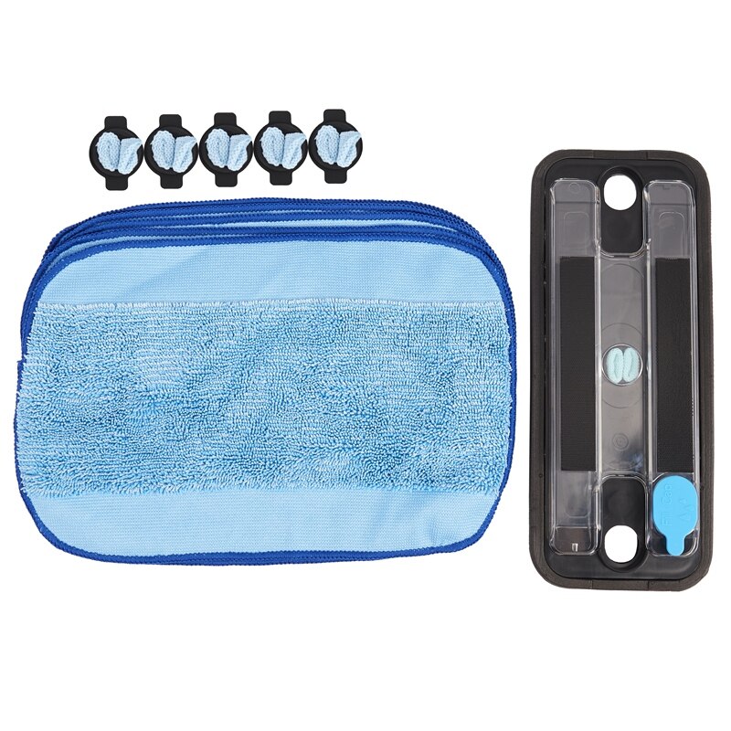 Parts For Irobot Braava 380t 380T 320 Mint 4200 5200 Vacuum Cleaner Mop Pad Pro-Clean Mopping Clean Reservoir Pad Wick Cap &amp; Mop: Default Title
