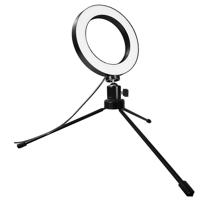 Studio Camera Ring Light Dimmable LED Phone Photo Video Light Annular Lamp With Tripods Selfie Stick Ring Fill Light For Camera