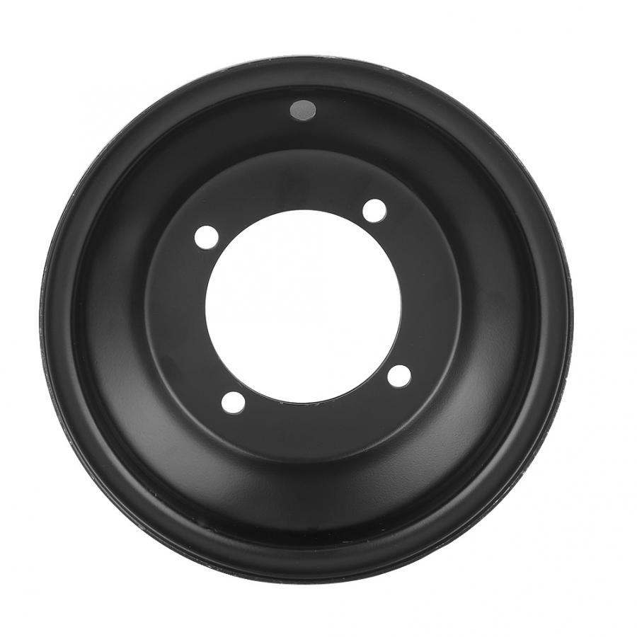 10inch 90mm/3.54in Hole 4 Stud Front Wheel Rim for 250cc Quad Dirt Bike ATV Buggy Black Wheel rim Wheel Accessory