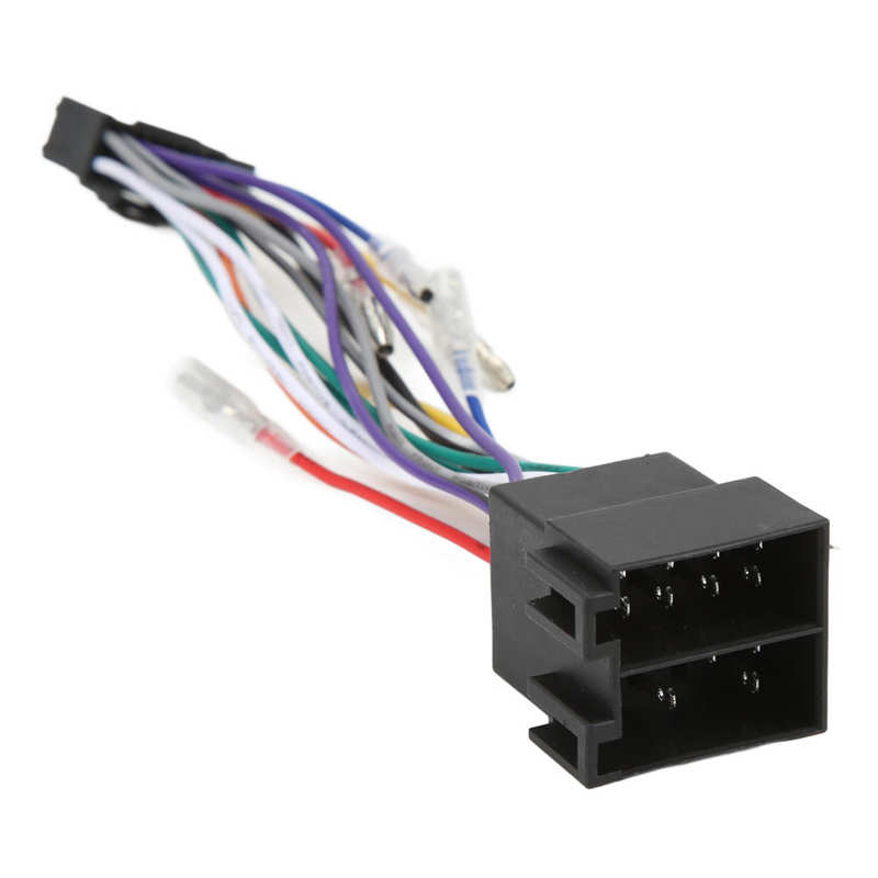 Radio ISO Connector ISO Radio Wiring Harness Anti Melting for Auto