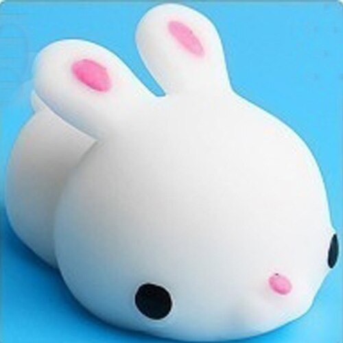 Mini Change Color Squishy Cute Cat Antistress Ball Squeeze Mochi Rising Abreact Soft Sticky Stress Relief Funny Toy: Rabbit