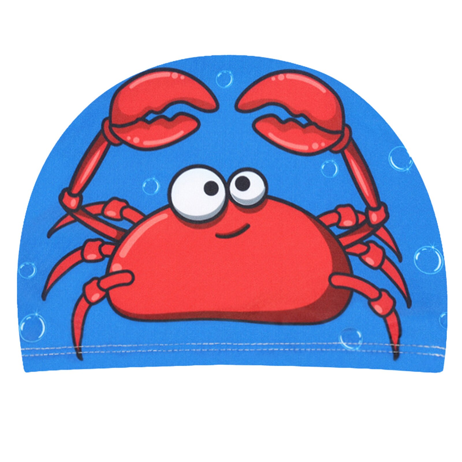 Gorro de natación con estampado de animales para niños y bebés, gorro ligero de poliéster suave con orejas protectoras e impermeable, Unisex # BL2
