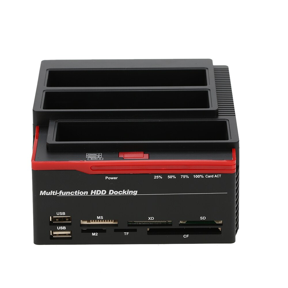 Multifunctionele 2.5 &quot;/ 3.5&quot; Usb 3.0 Naar 2 Sata Poorten 1 Ide Poort Externe Hdd Harde Schijf Docking station Kaartlezer USB3.0 Hub