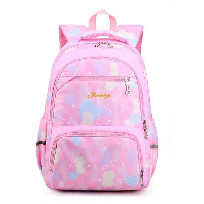 Casual Schooltassen Meisjes Prinses Roze Rugzakken Kids Schooltas Sporttas Grote Size Basisschoolleerlingen Rugzak Meisje Zakken: pink