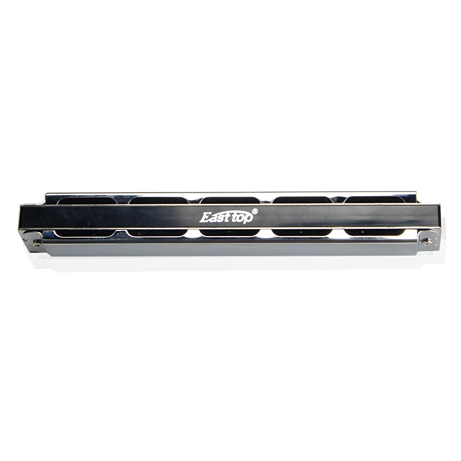 East top T2403 – Harmonica trémolo à 24 trous de F ton argent, Musical