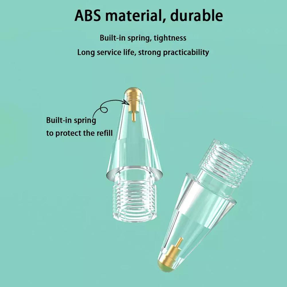 Pencil Tips For Apple Pencil 1st 2nd Generation Double Layer transparent Thin Tip Enough For 4 Years of Use For Apple Pencil Nib