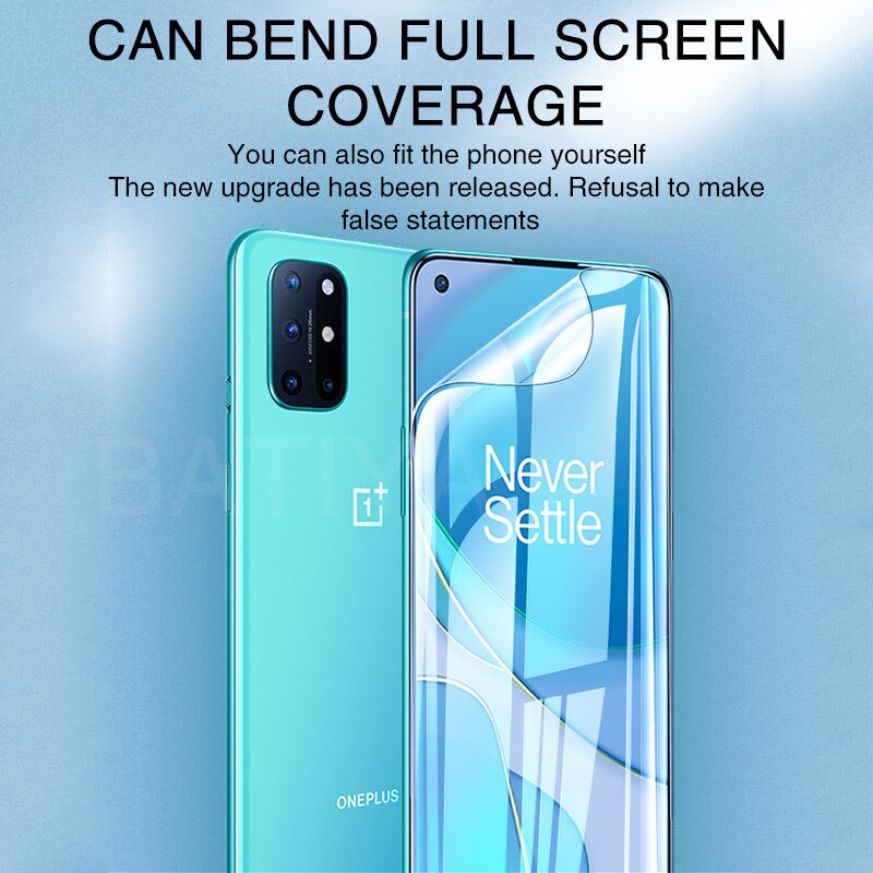 Hydrogel Film Op De Screen Protector Voor Oneplus 7T 6T 5T 8T Pro Volledige Cover Soft screen Protector Voor Oneplus 7 6 5 8 9 9R Nord