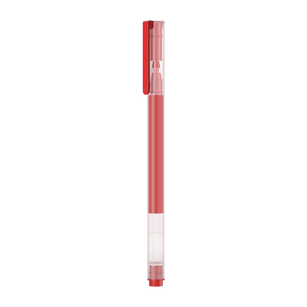 Xiaomi mijia super hållbar skrivskylt penna mi pen 0.5mm signaturpennor smooth switzerland mikron refill japan mikuni tryckfärg: Röd 1 st