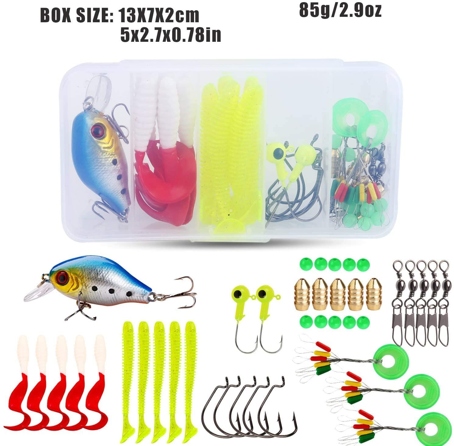 Sougayilang Kids Fishing Rod Reel Combo Full Kits with Spinning