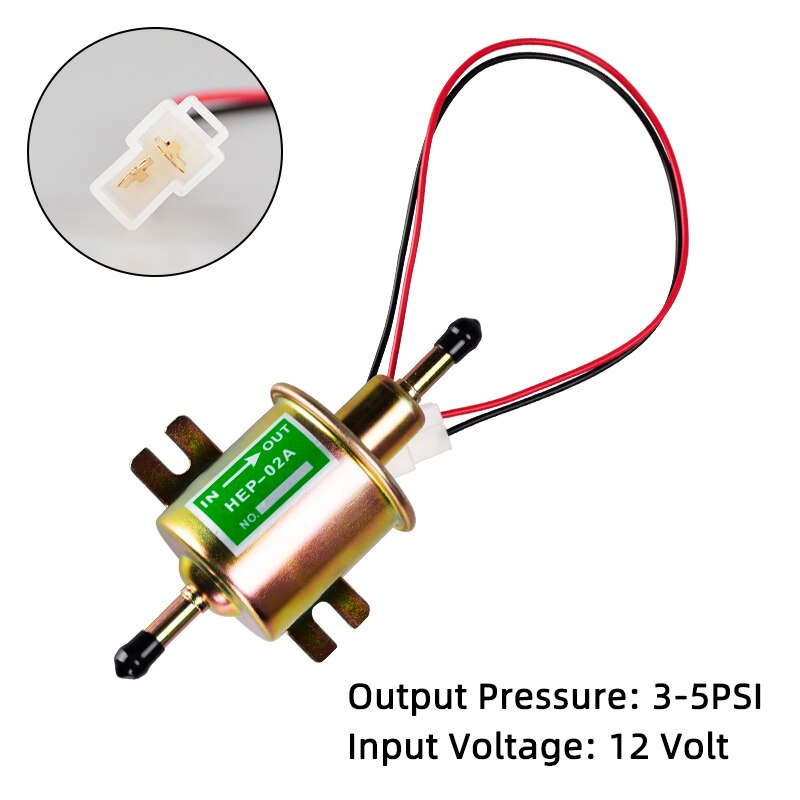 Lage Druk Universele Diesel Benzine Benzine Elektrische Brandstofpomp HEP-02A 12V 24V Voor Auto Motorfiets Atv brandstofpomp