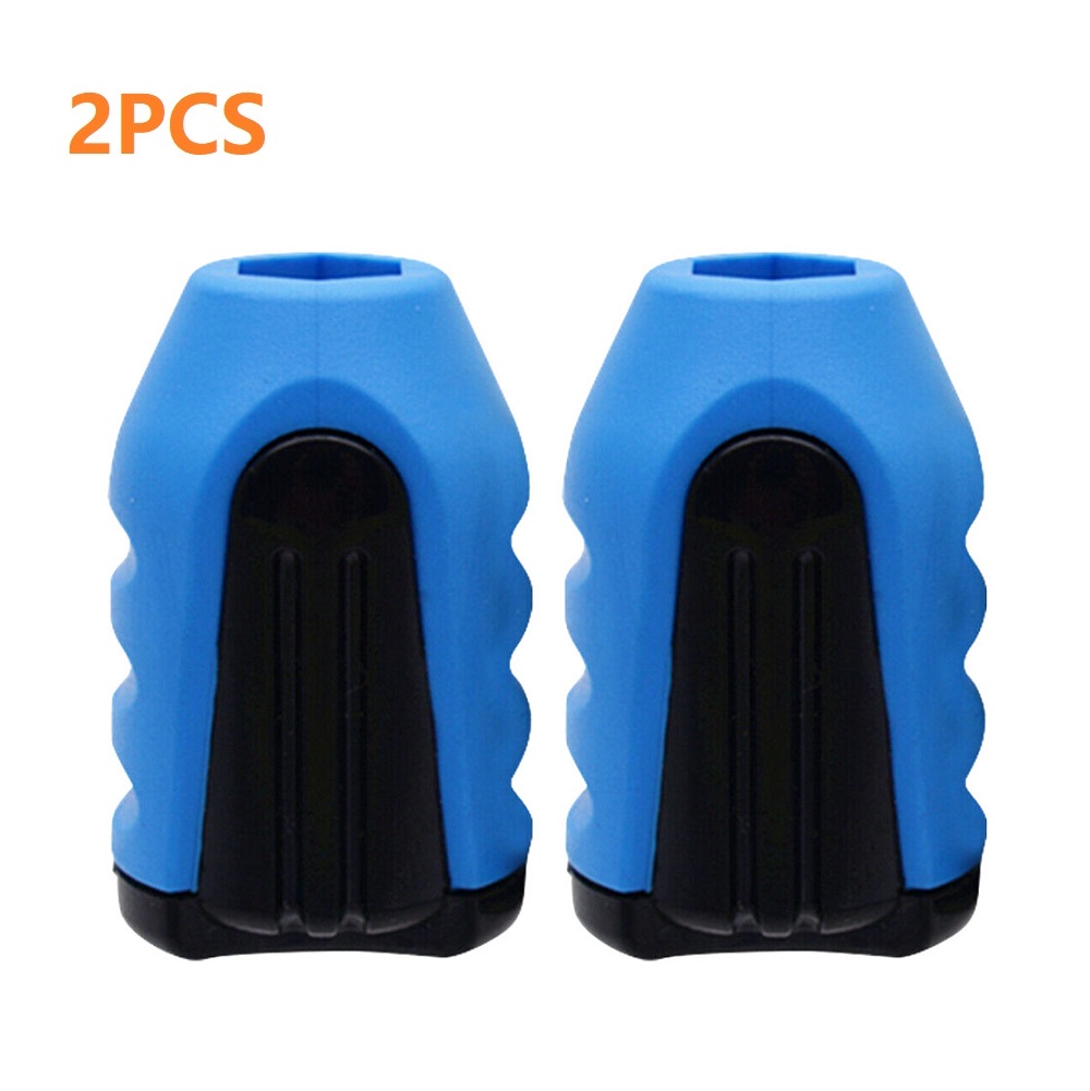 2 stücke Universal magnet ring bohrer magnet starker ring starker magneti sierer elektrischer schrauben dreher bits: Blau