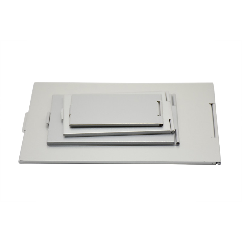 Ultra-thin Makeup Mirror Vanity Mirror Cosmetic 5 Sizes Make Up Pocket Silver Rectangle Foldable Compact Makeup Folding Mirrors