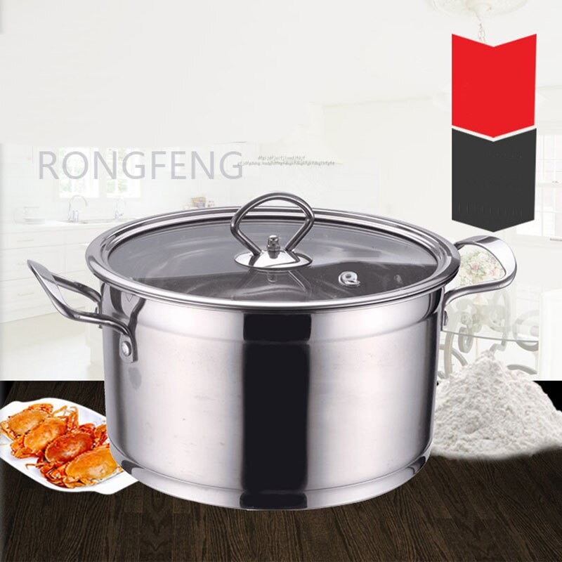 Olla de acero inoxidable para sopa, utensilios de cocina de inducción, para , 1 unidad, 14/16cm