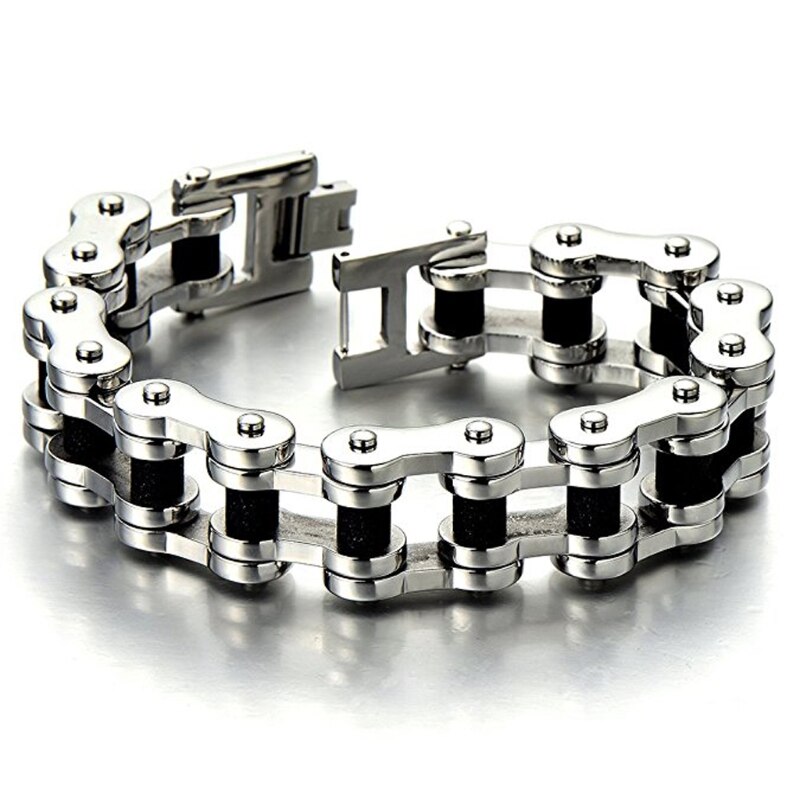 Classic Rvs Biker Motorcycle Chain Mannen Armband Sieraden