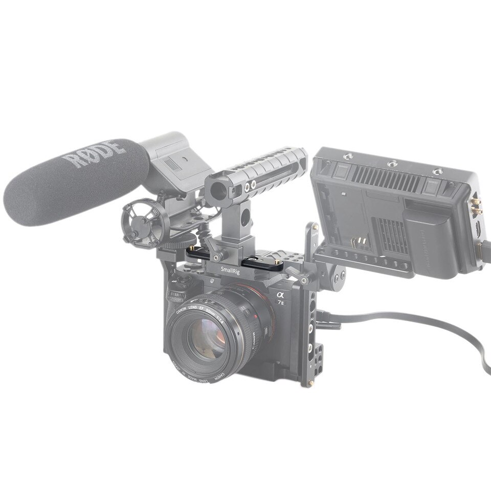 SmallRig Safety NATO Rail 93mm Long for Nato Handle Camera Cage EVF Monitor Mount - 1933