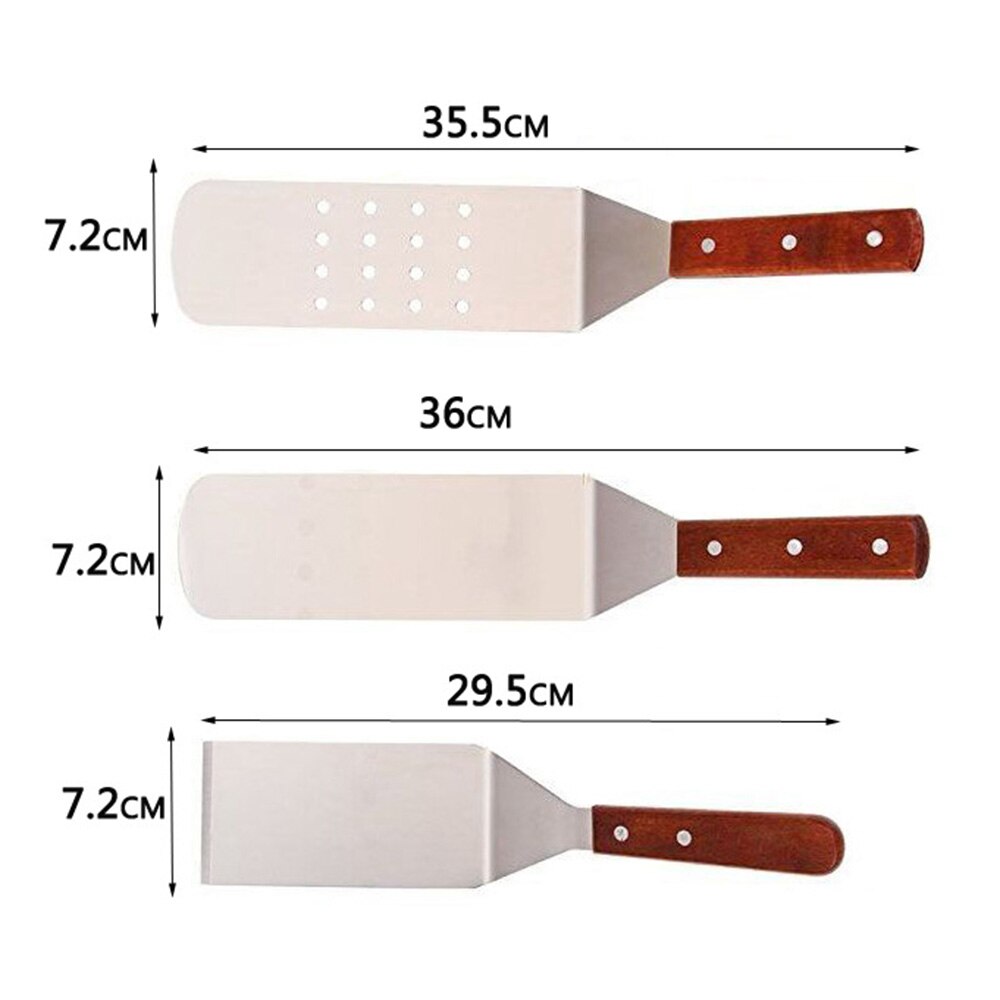Stainless Steel Cooking Spatula Kitchen Cookware Accessories Barbecue Tool For Japanese Cooking Spatula, Grilled Steak Steak