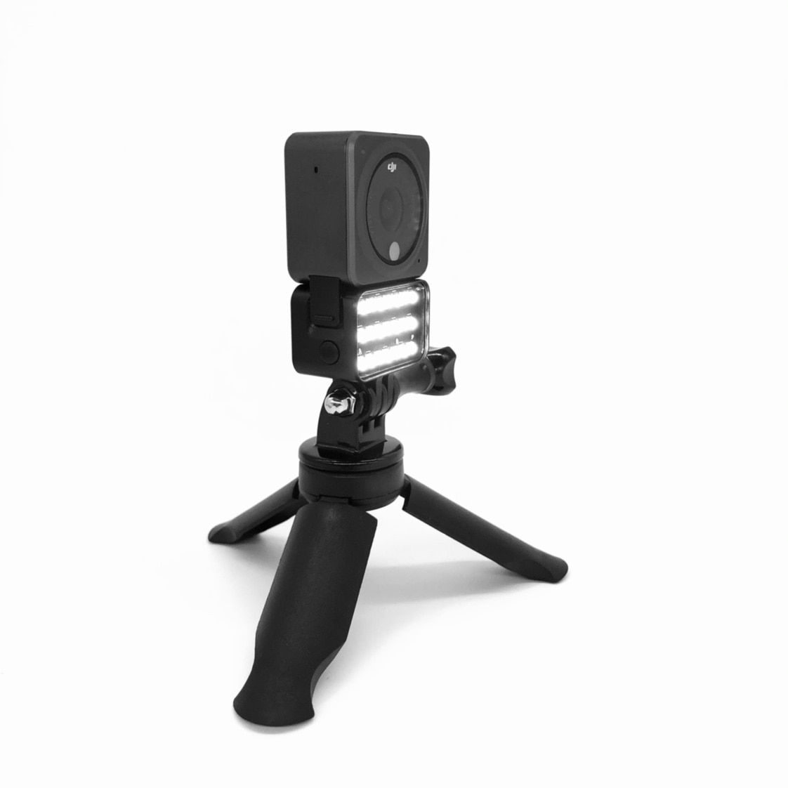 DJI – lampe de poche magnétique à lumière LED, Action 2, Mini lampe pour photographie, vidéo, rechargeable, GoPro, Mod sur caméra, GoPro 10