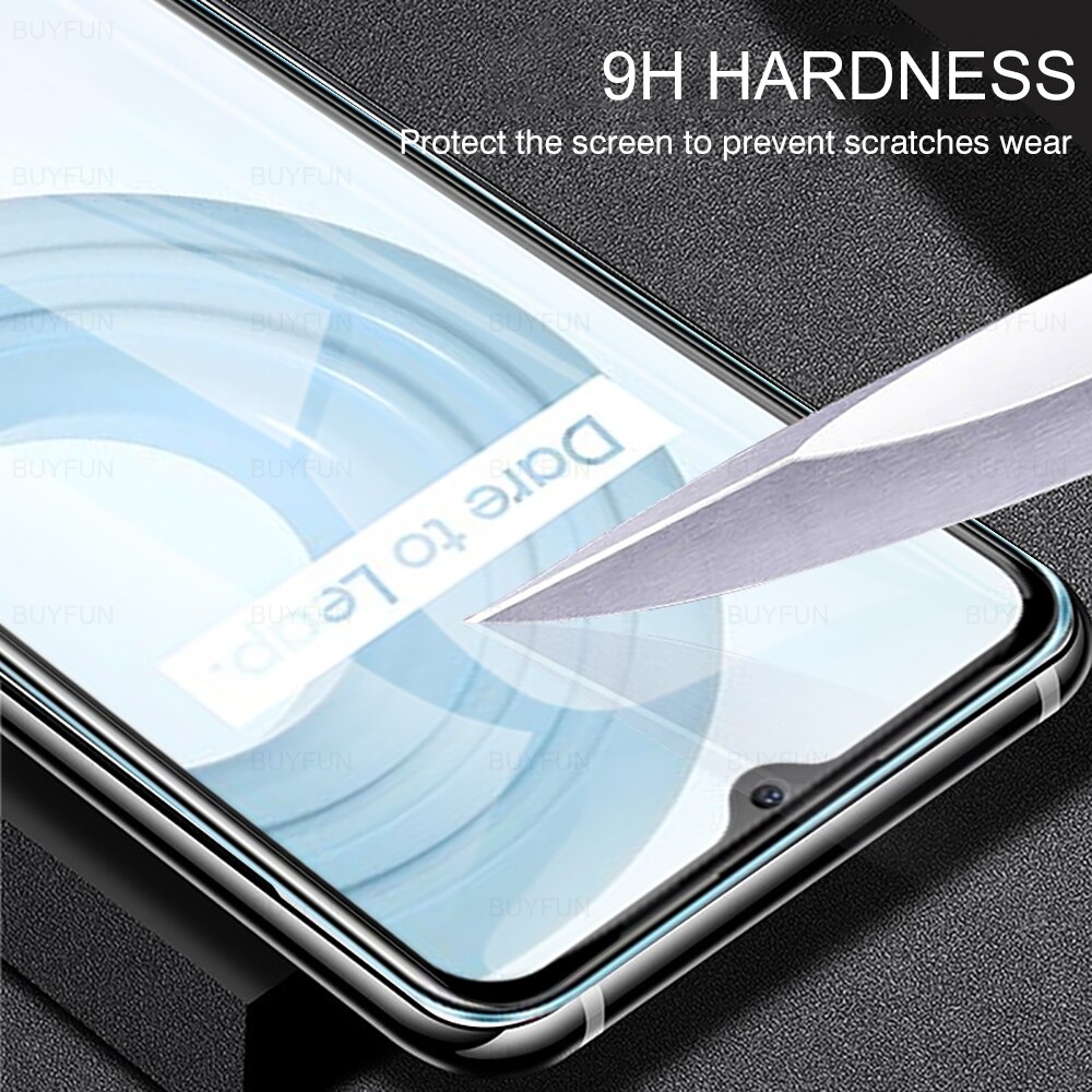 Realmy C21 Case Gehard Glazen Voor Oppo Realme C21 C 21 6.5 "Camera Lens Beschermende Film Anti-Kras screen Protectors Glas