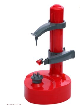 Automatische Elektrische Schälmaschine Obst Und Gemüse Schäler (Nicht Inklusive Batterie) Kartoffel Peeling Werkzeug: rot