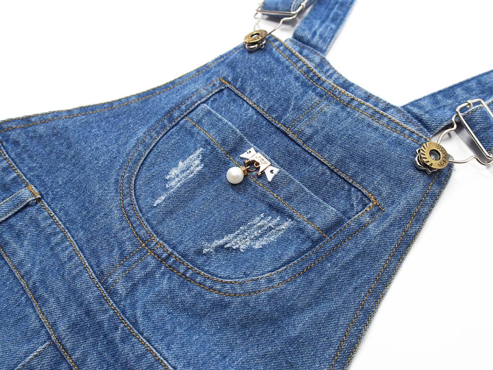 5-13T Meisjes Overalls Kids Jeans Jumpsuit Ripped Gaten Broek Lente Bib Jarretel Denim Broek Kinderen Kleding Meisje kleding