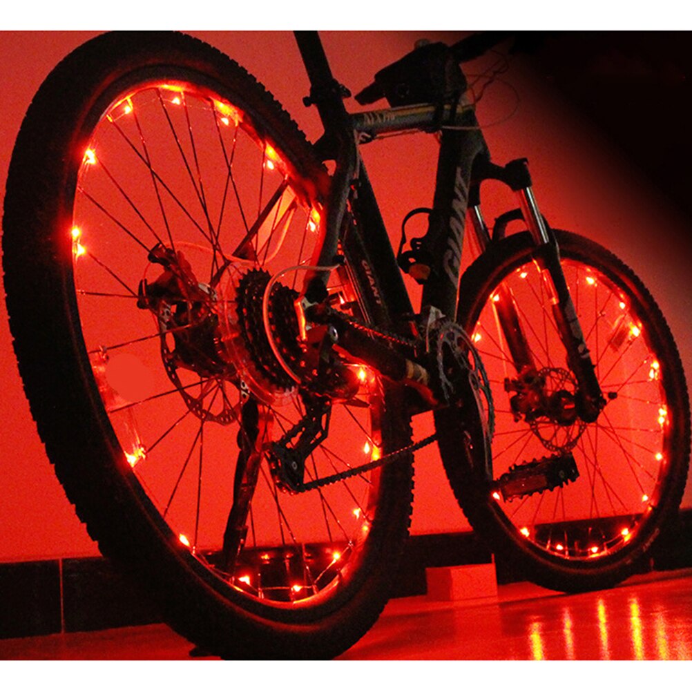 Fietsverlichting Fiets Wiel Decoratieve Strip Verlichting Waterdichte Heldere Led Fiets Licht Strip Veiligheid Waarschuwingslichten Fietsverlichting