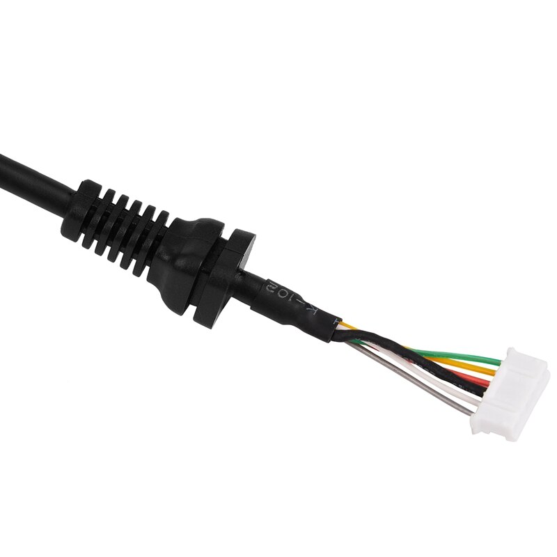 2x auto-handlautsprecher-mikrofon-ersatzkabel für yaesu mh --48a - 6