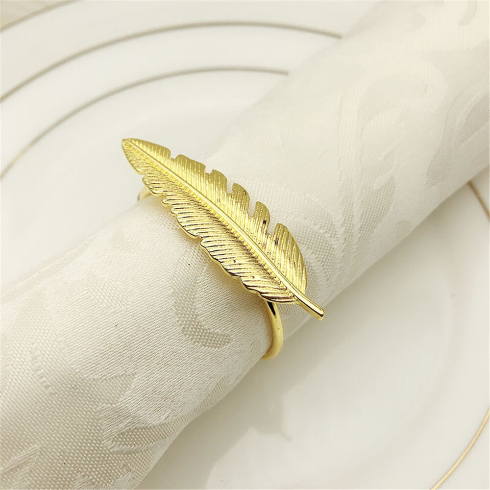 6/Stck Serviette Ring Gold und silber kreative stil besteck Serviette schnalle Hotel liefert geschirr