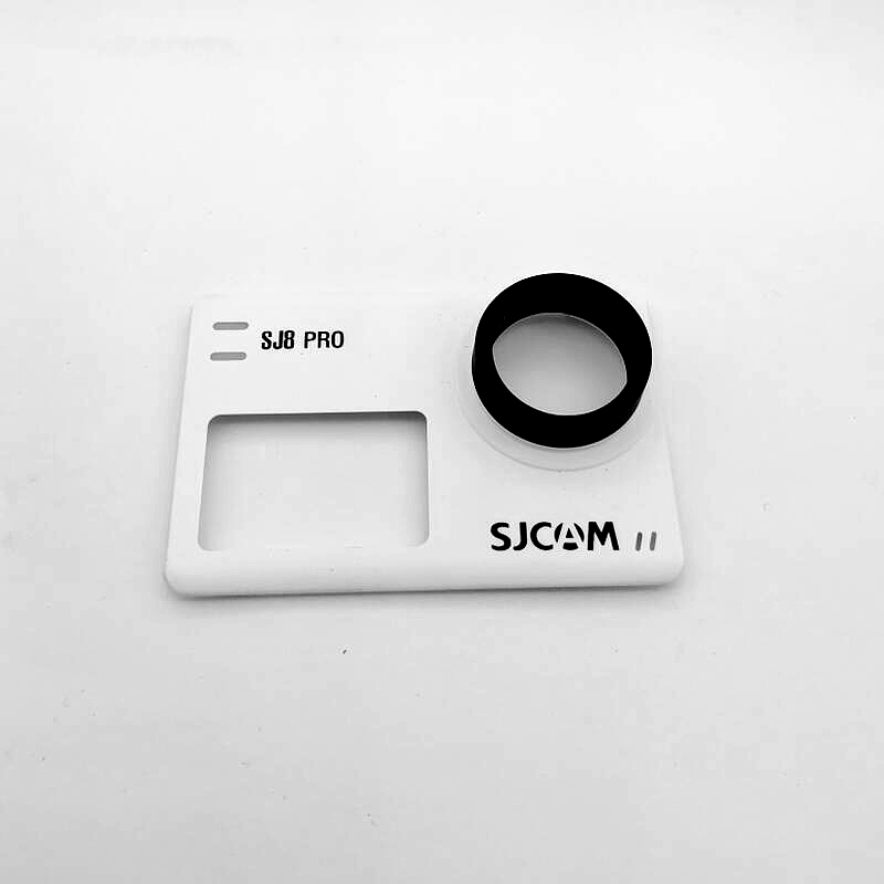 Oryginalne akcesoria SJCAM SJ8 Pro/Plus/Air osłona obiektywu/pokrywa/szkło filtr UV/folia zabezpieczająca ekran/rama do SJ8 kamera akcji: Panel white