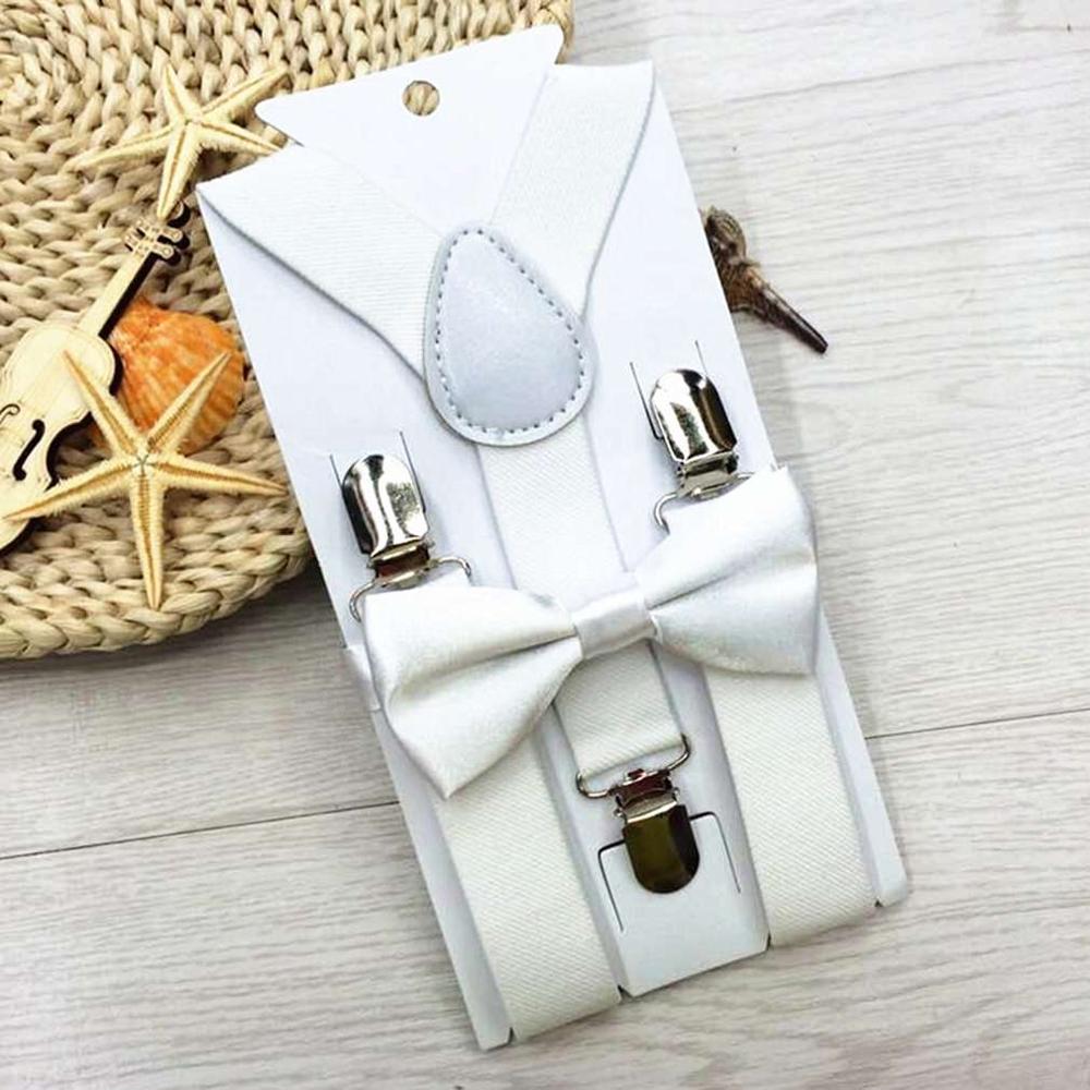 1pc børn elastiske seler & butterfly matchende smoking jakkesæt unisex dreng pige bowtie børn kostume justerbar y-back seler: 4