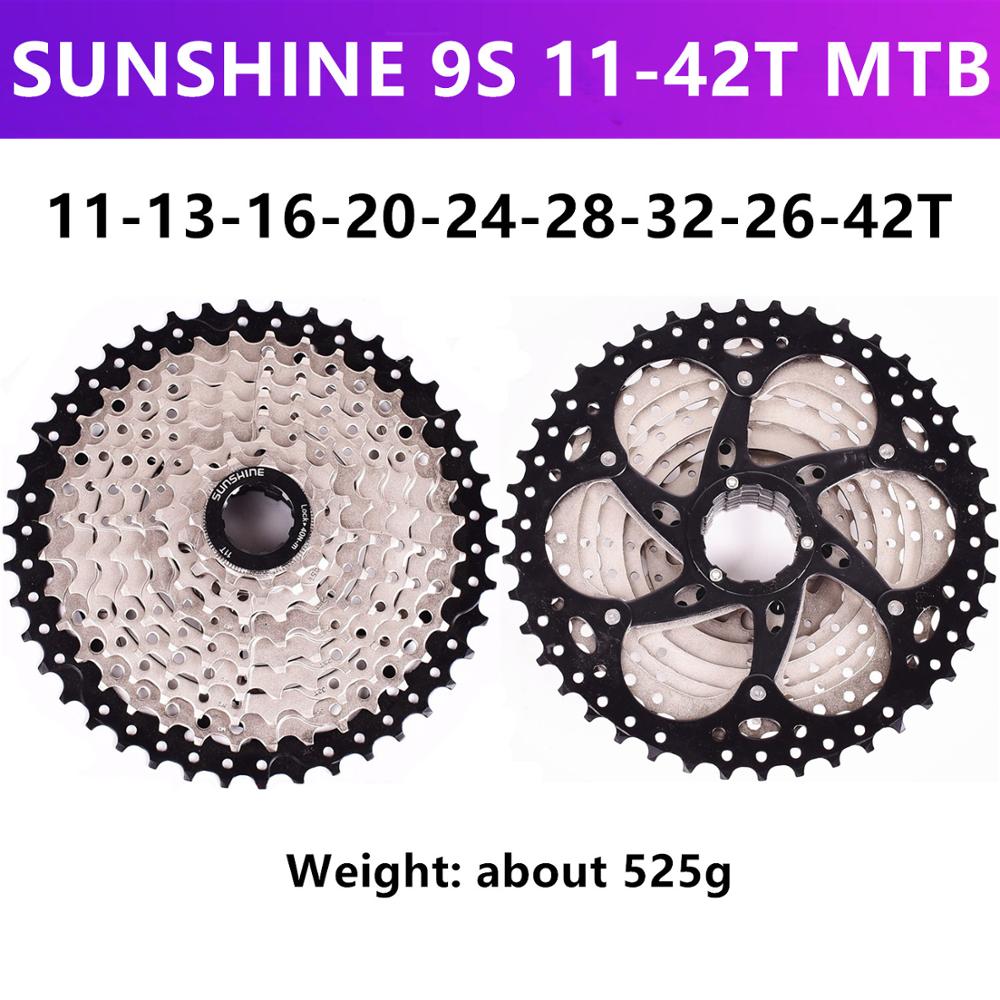 SONNENSCHEIN MTB/rennrad 9/27 geschwindigkeit Variable geschwindigkeit kassette schwungrad 11-23T/25T/28T/32T/36T/40T/42T/46T/50T kassette schwungrad
