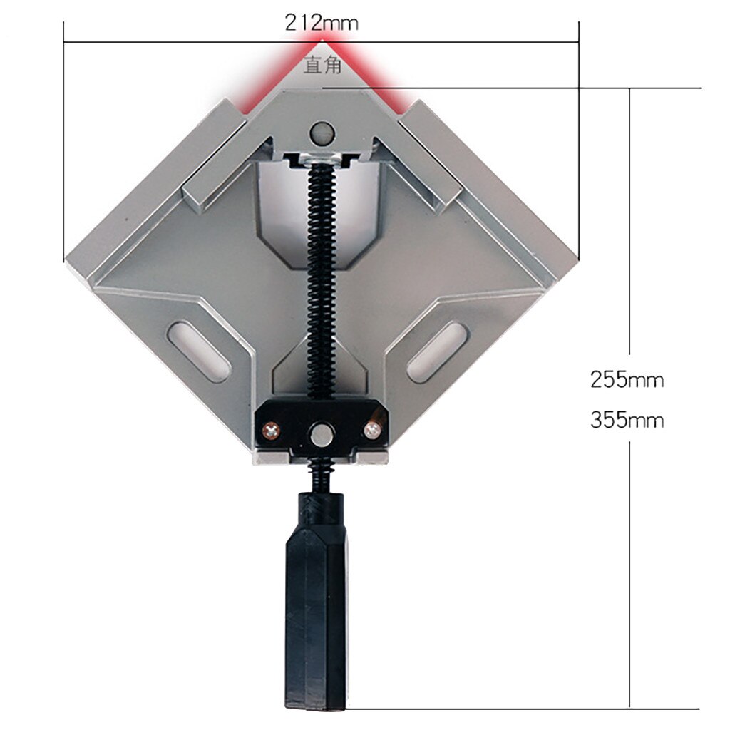 90 Degree Quick Release Corner Clamp Right Angle Welding Woodworking Photo Frame Clamping Tool Pipe Clamp