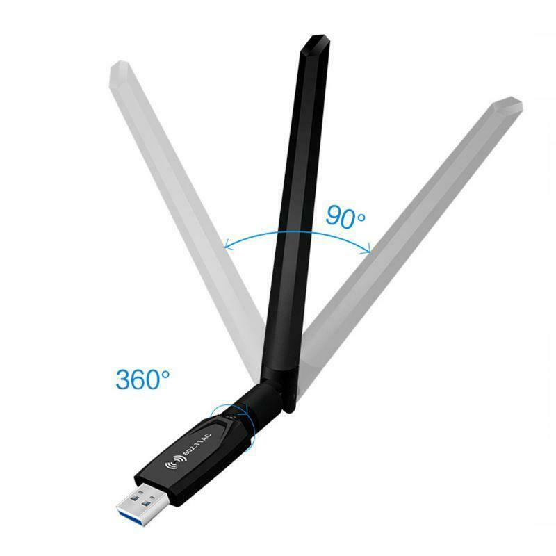 1200 mbps wifi adapter 2.4g/5g usb 3.0 dual band trådløst netværkskort til pc