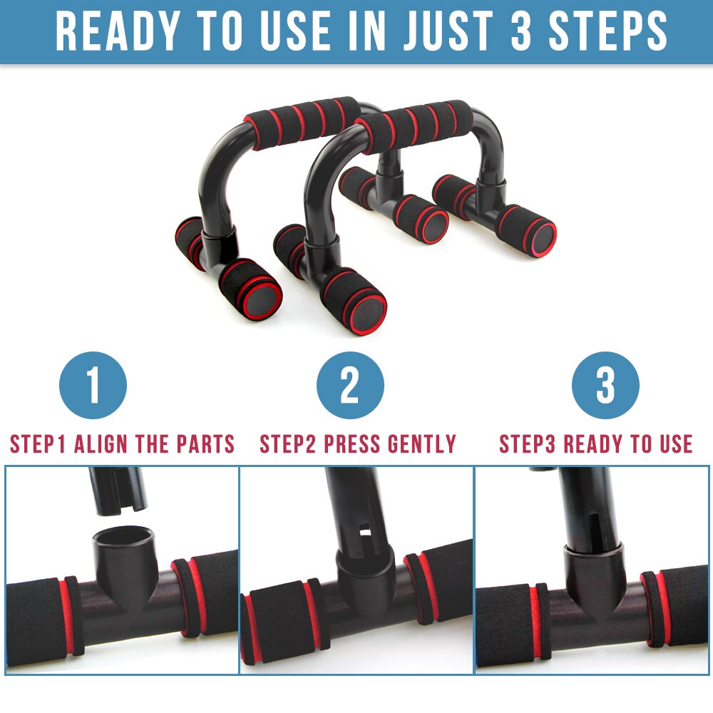 Push Up Bars Stands Handvat Workout Voor Home Gym & Reizen Fitness Spier, Pull Ups & Krachttraining