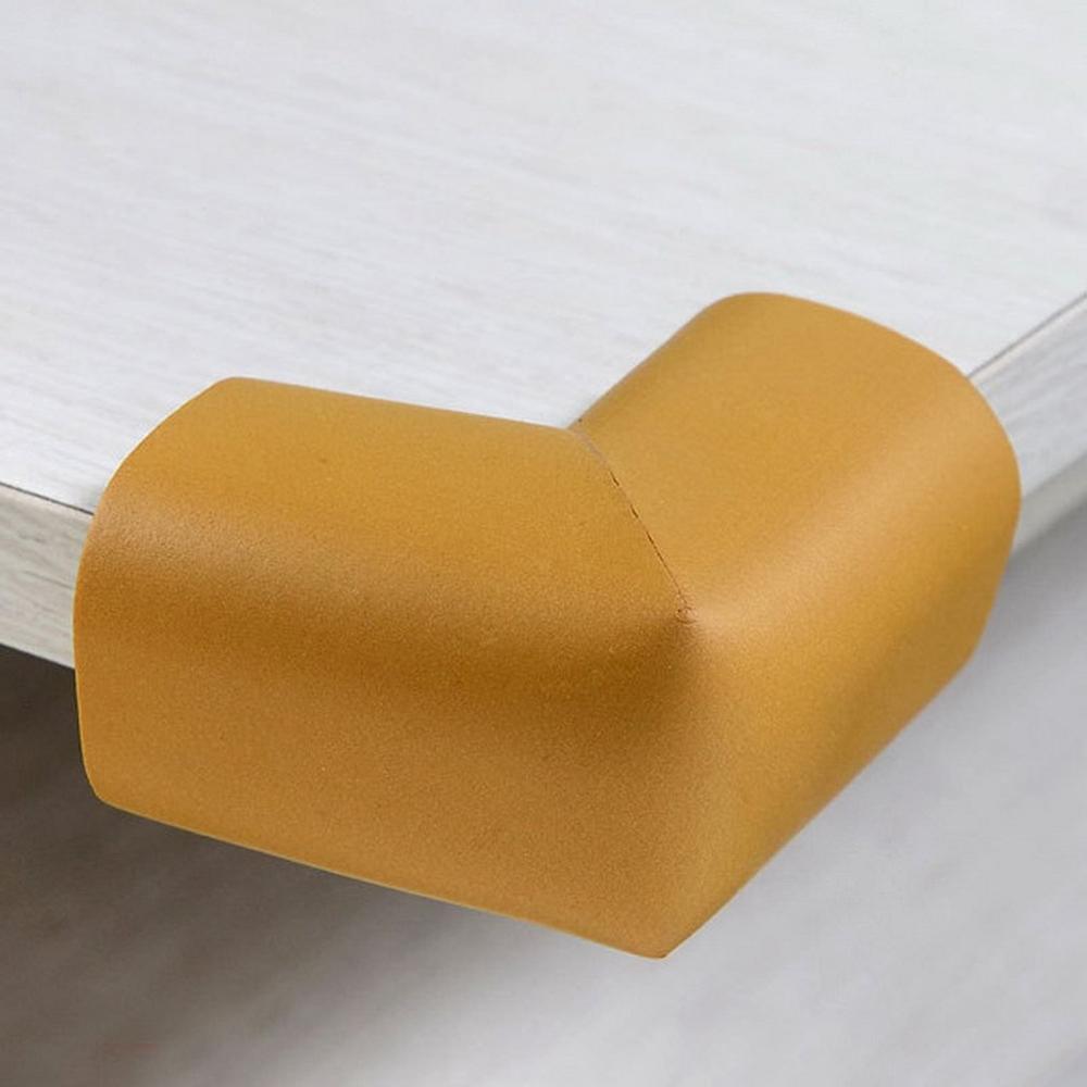 4PCS/Set Baby Safety Corner Protection Silicone Protector Furniture Corners Angle Edge Protection Child Safety Corner Protector: wood