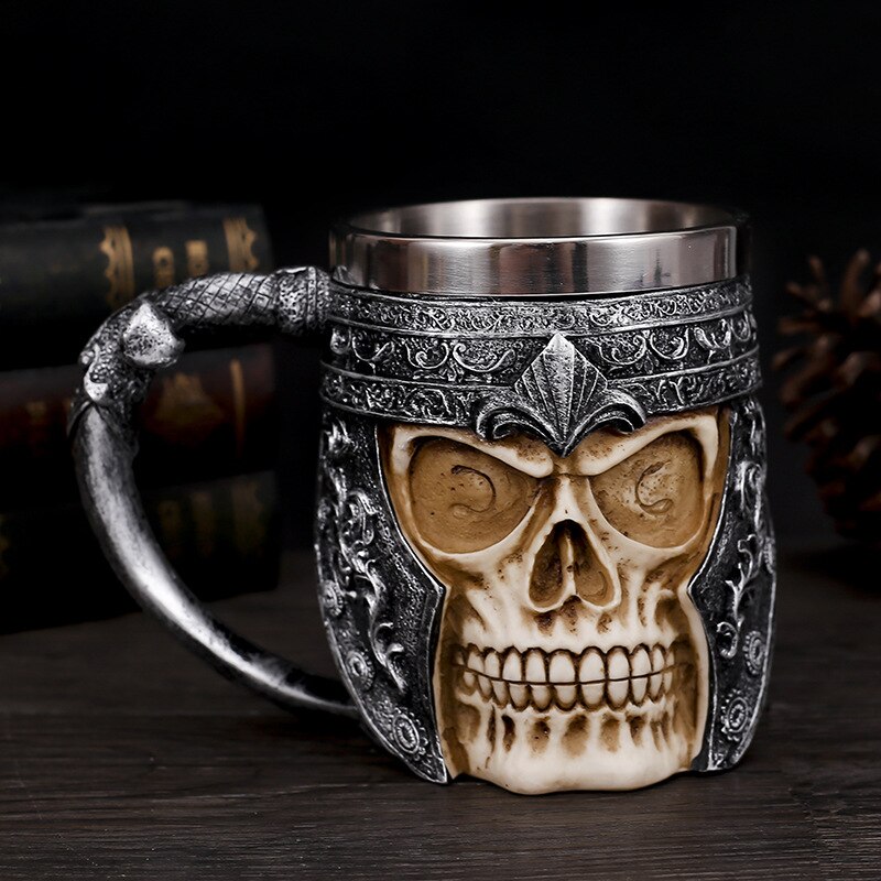 2020 novo design polyresin caneca de café copo artesanal resina criativa 3d caneca de café copo de lava osso: 001