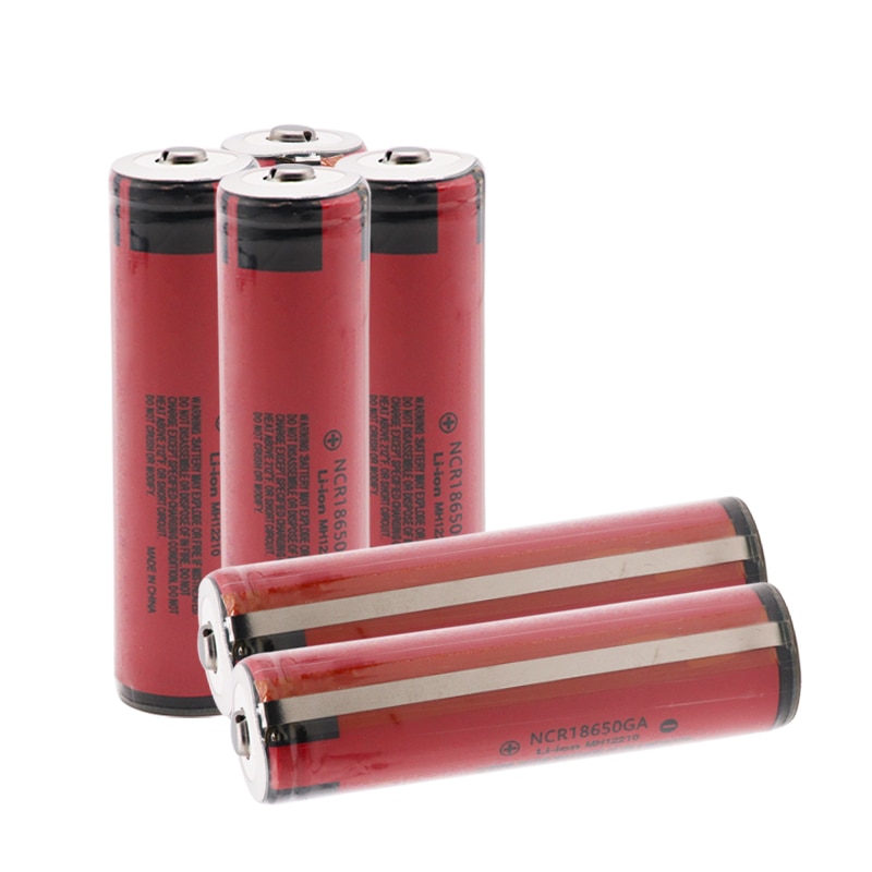 Original 18650 GA 3.7 v 3500mah 18650 Lithium Rechargeable Battery Welding with Protection (PCB) batteries