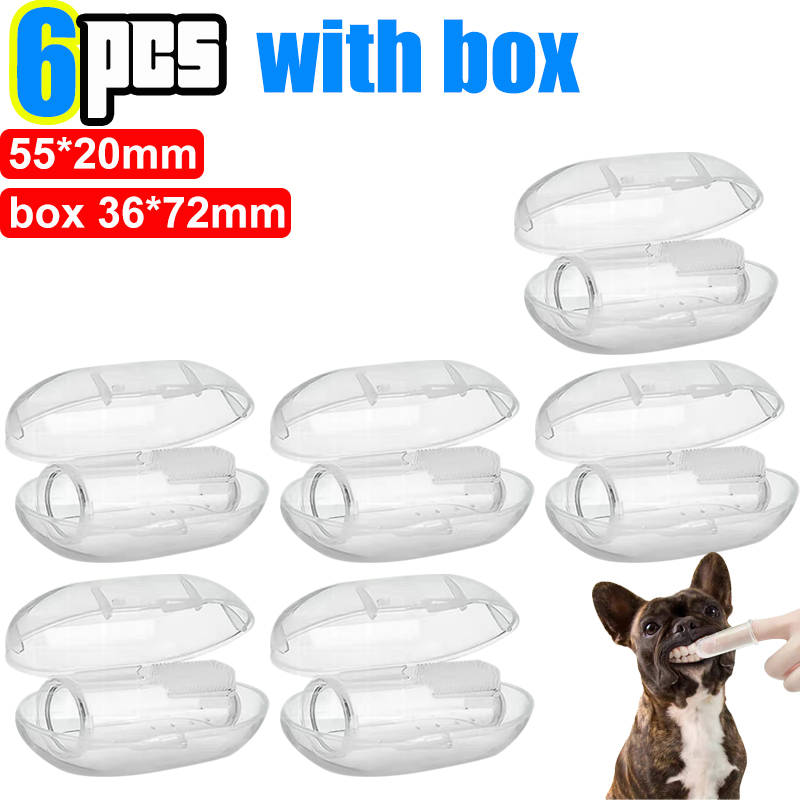 Silikon Weiche Haustier Finger Manschette Zahnbürsten Hund Pinsel Mundgeruch Zahnstein Zähne Pflege Werkzeug Katze Reinigung Peeling Silicagel Haustier Liefert: scharlachrot