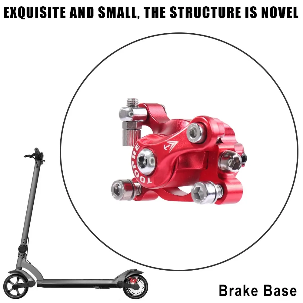 Accesorios de repuesto de freno delantero o trasero para patinete eléctrico Widewheel Pro Kickscooter, accesorios de Base de freno de disco de aleación de aluminio
